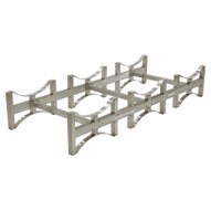 Vestil DRUM-RACK-3-SS Stackable Drum Rack Ss 3 Drum-55-1