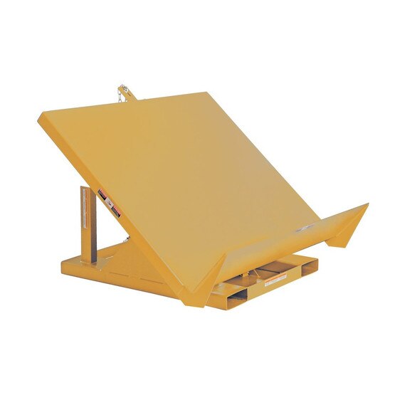 Vestil EM1-200-4848-2-YEL Yellow Efficiency Master Tilt Table-1