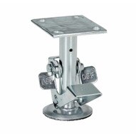 Vestil FL-LK-6EL Floor Lock Low Used With 6 In Caster-3