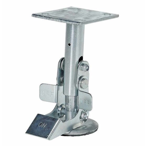 Vestil FL-LK-6EM Floor Lock Mid Used With 6 In Caster-3