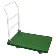 Vestil FPT-2537 Plastic Platform Truck W folding Handle-1