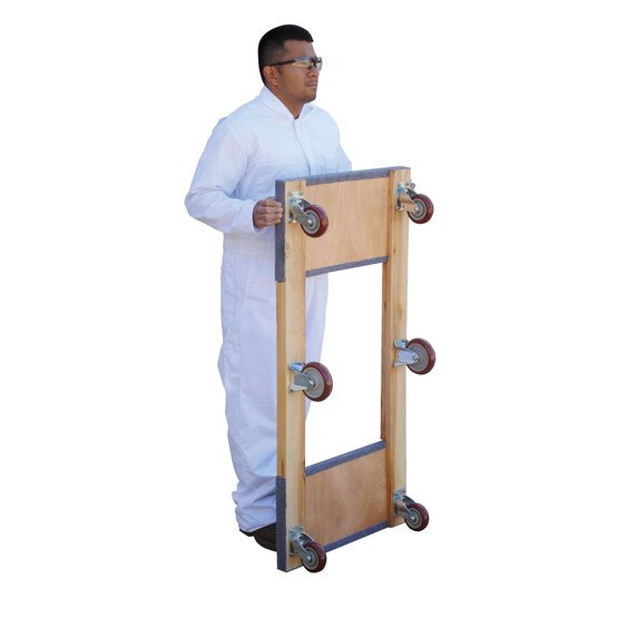 Vestil HDOC-2448-12 Hardwood Dolly - Carpet Ends-1