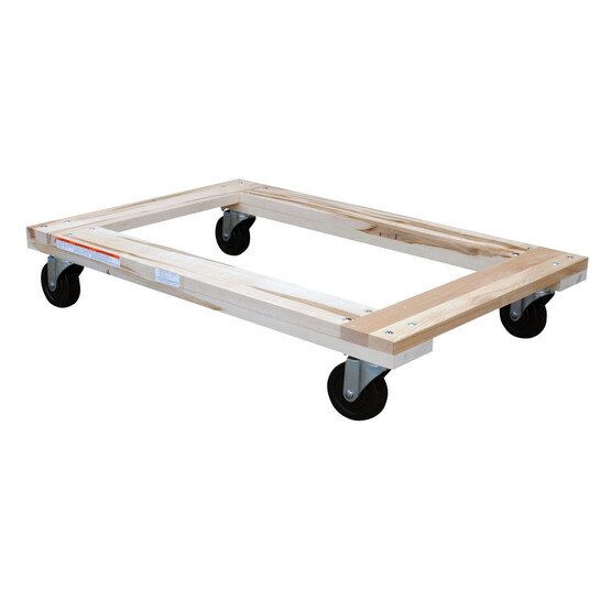 Vestil HDOF-2436-12 Hardwood Dolly - Open Deck-1