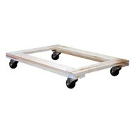 Vestil HDOF-2436-9 Hardwood Dolly - Open Deck-1
