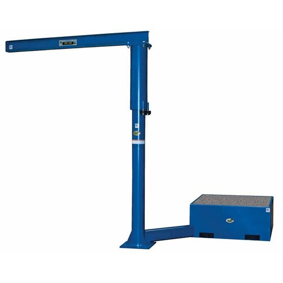 Vestil JIB-CBX-50-8-10-BC Port Offset Jib Wconcrete Base 8ft 500-1