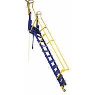 Vestil LAD-FM-120 Folding Mezzanine Ladder 120 In-3