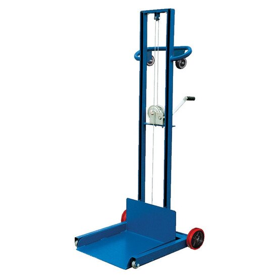 Vestil LLPW-500-FW Steel Low Profile Winched Lite Load Lift-1