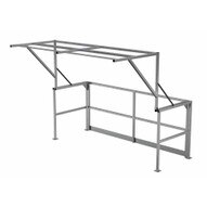 Vestil MEZZ-200-DW-SS Mezzanine Safety Dbl Wide Gate Stainless Steel-1