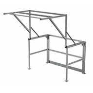 Vestil MEZZ-200-SS Mezzanine Safety Gate Stainless Steel-1