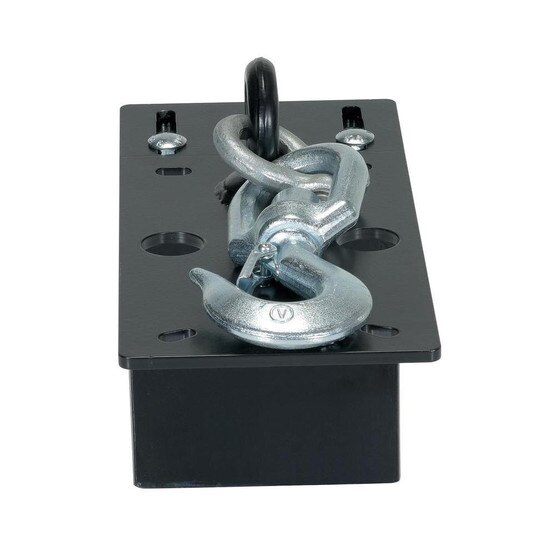 Vestil MINI-SH-2 Swivel Hook Plate For Mini Cable Hoist 440lb-1
