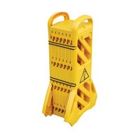 Vestil MSB-138 Mobile Plastic Safety Barrier-1