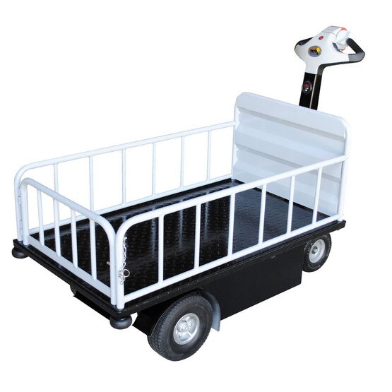 Vestil NE-CART-2 Traction Drive Cart - Top Load W Gate-1