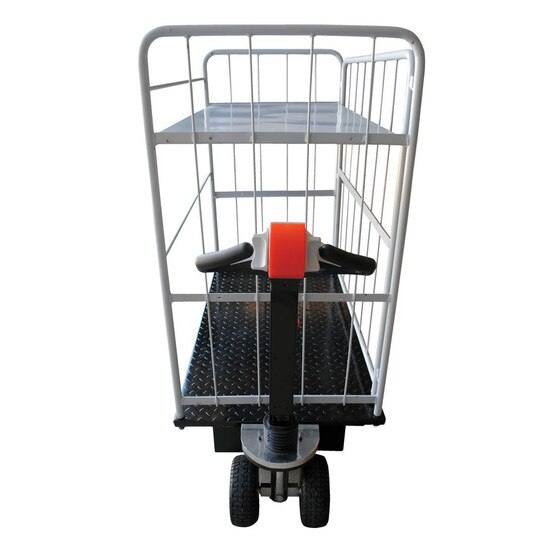 Vestil NE-CART-4 Traction Drive Cart - Side Load 3 Shelf-2