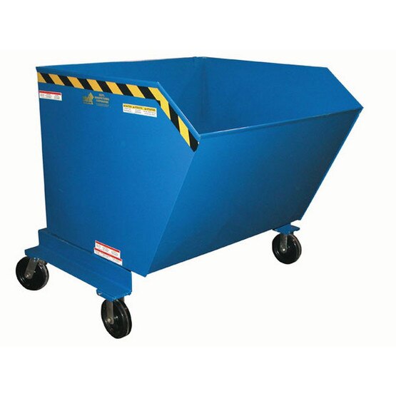 Vestil P-HOP-0.5 Hopper - Steel Portable Tilt Refuse-2