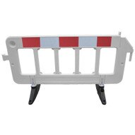 Vestil PBAR-72-W Plastic Barrier - White-1