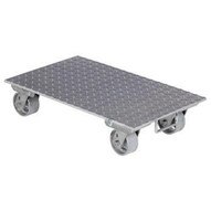 Vestil PDA-1627-C-S Aluminum Plate Dolly With Steel Wheels-1