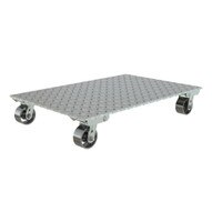 Vestil PDA-2436-C-S Aluminum Plate Dolly With Rubber Wheels-1