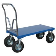Vestil PNU-3060 Pneumatic Tire - Steel Platform Cart-1