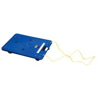 Vestil POS-1624-ROPE Plastic Office Dolly W Pull Rope-2
