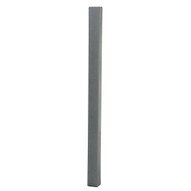 Vestil PVC-A-3-GY Pvc Corner Guard W Alum Insert - Gray-1