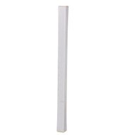Vestil PVC-A-3-WH Pvc Corner Guard W Alum Insert - White-3
