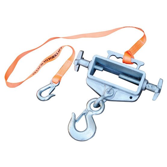 Vestil S-FORK-4 6-RL Hoisting Hook- Sngl W rigid Hook &amp; Latch-2