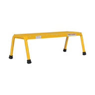 Vestil SSA-1W-Y Alum Step Stand- 1 Step Wide Welded Yell-4