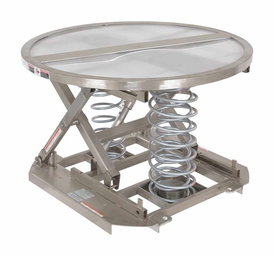 Vestil SST-45-PSS Spring Scissor Table Partial Ss 4500 Cap-3