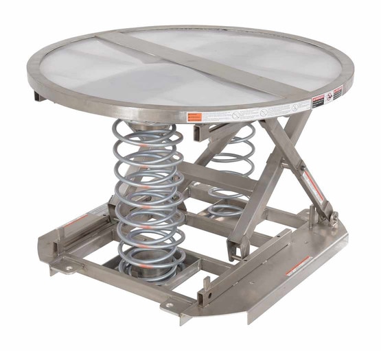 Vestil SST-45-PSS Spring Scissor Table Partial Ss 4500 Cap-1