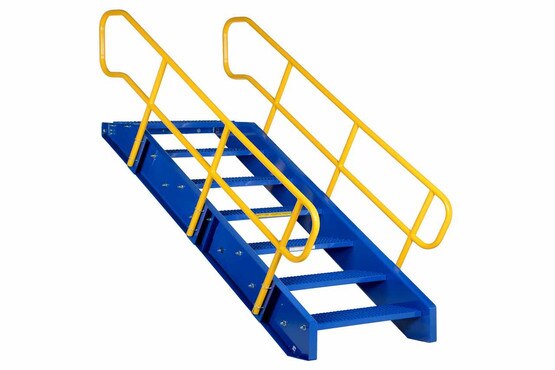 Vestil STAIR-48 Modular Style Stairway 7 Steps Top Step 48-1