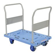 Vestil TRP-2429-DH-FB Plastic Truck Dual Handles 24x29 Brake-2