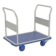 Vestil TRS-2429-DH-FB Steel Truck Dual Handles 24x29 Brake-3