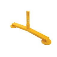 Vestil VDKR-BB-F Pipe Sfty Railing Barricade Base W Feet-1