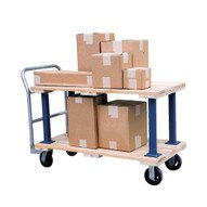 Vestil VHPT D-3060 Platform Truck - Double Decker Cart-1