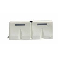 Vestil VTB-5-W Interlocking Traffic Barrier 5 Ft White-1