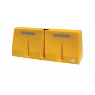 Vestil VTB-5-Y Interlocking Traffic Barrier 5 Ft Yellow-1