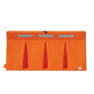 Vestil VTB-6-O Interlocking Traffic Barrier 6 Ft Orange-1
