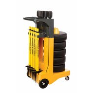 Vestil WBS-CART-Y Web Barrier - Cart System-1