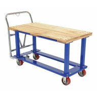 Vestil WHPT-2448-WT Work-height Platform Truck 24 X 48 Wood Top-1
