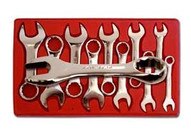 V8 Tools 8910 10 Piece Metric Stubby Combination Wrench Set-1