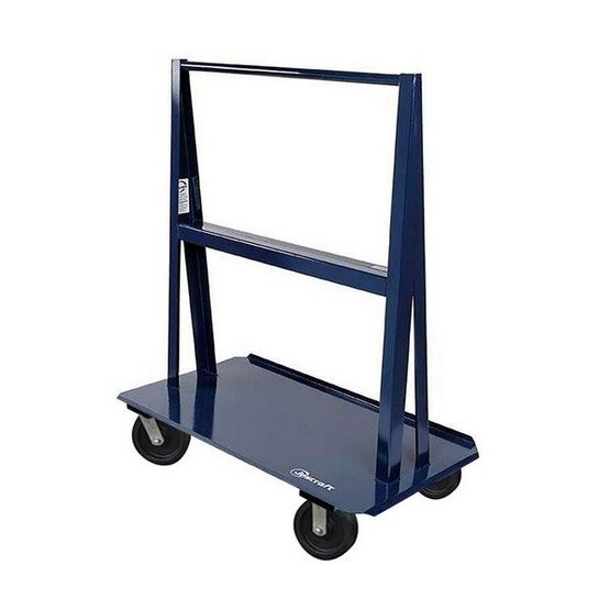 Jescraft WA-6024PH8-2R2S A Frame Cart - 60'' X 24'' Deck W 8'' Phenolic Casters (2 Rigid2 Swivel) 60'' Vertical Usable Load 5'' Per Side-1