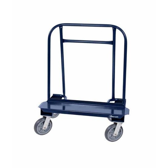 Jescraft WB-80MR-4S Drywall Cart - Residential Cart With 8 Mold On Rubber Casters (4 Swivel)-1