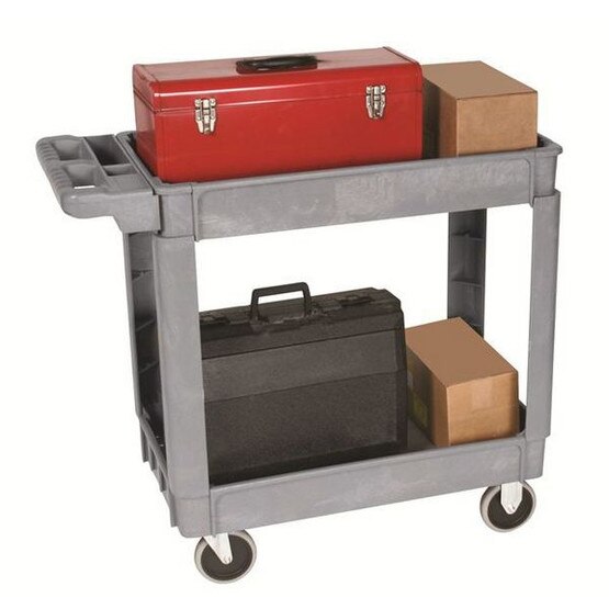 Wesco DPC-2436 Deluxe Plastic Service Cart-1