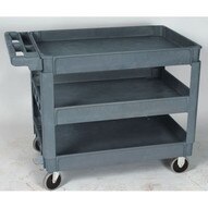 Wesco DES-2436 3rd Tray For 24 X 36 Deluxe Plastic Cart (Tray Only)-1