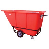 Wesco 272578 Red Tilt Cart Standard 12 Cubic Yard 850 Pound Capacity-1
