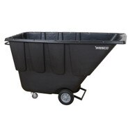 Wesco 272581 Black Tilt Cart Utility 1 Cubic Yard 850 Pound Capacity-1