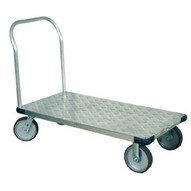 Wesco LD2436 Light Duty Thrifty Aluminum Tread Platform Truck (casters not included)-1
