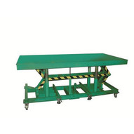 Wesco STN-3610-3F Lexco Long-deck Foot-operated Hydraulic Lift Table 36 X 120-1