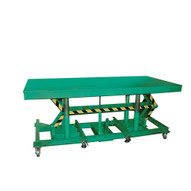 Wesco STN-3608-5F Lexco Long-deck Foot-operated Hydraulic Lift Table 36 X 96-1