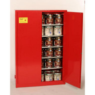 Eagle Manufacturing TPI-45 Yellow Paint Ink Safety Cabinet Standard 60 gal. capacity Sliding Self Close-1